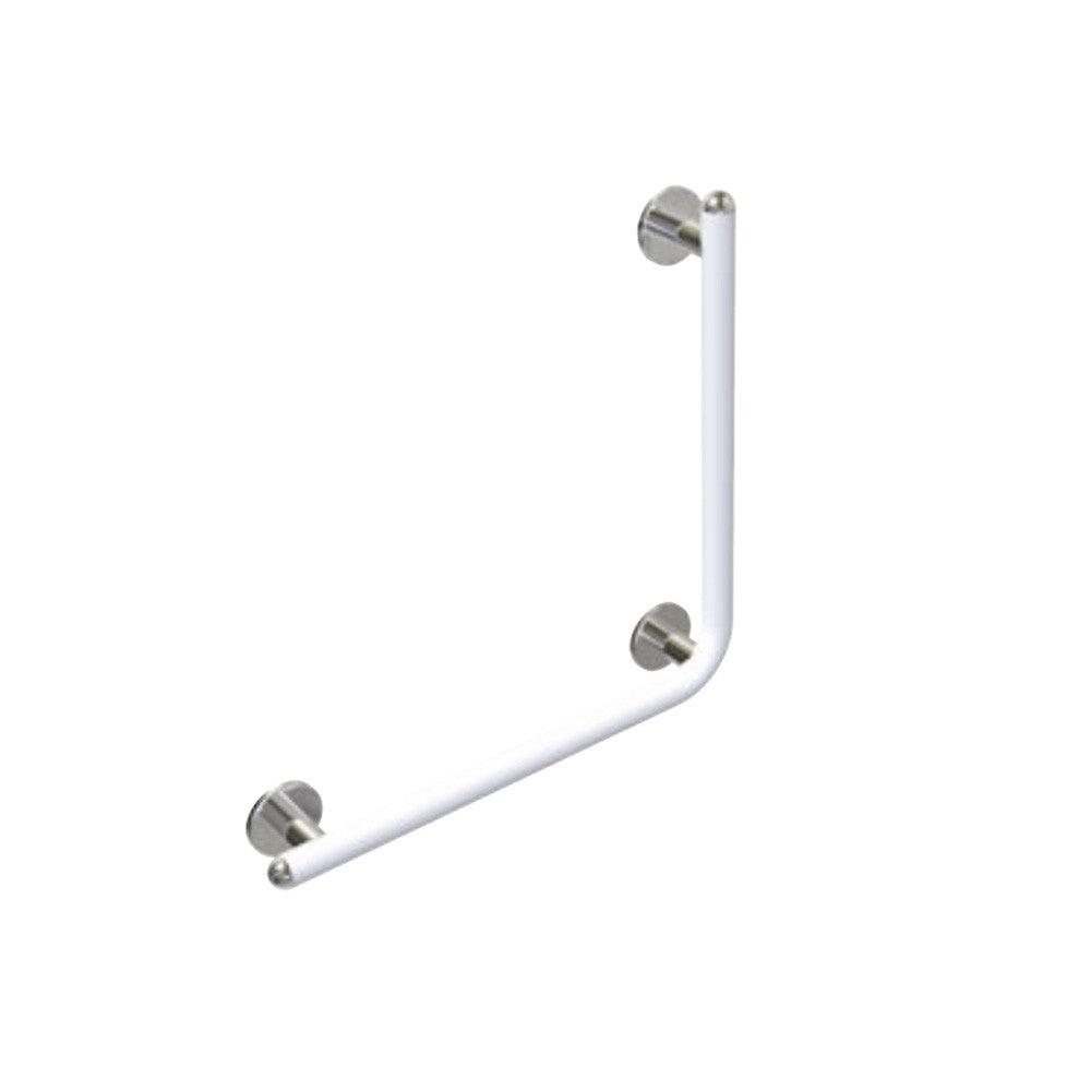 Maniglia angolare 51,5x51,5 bgano disabili bianco opaco goman