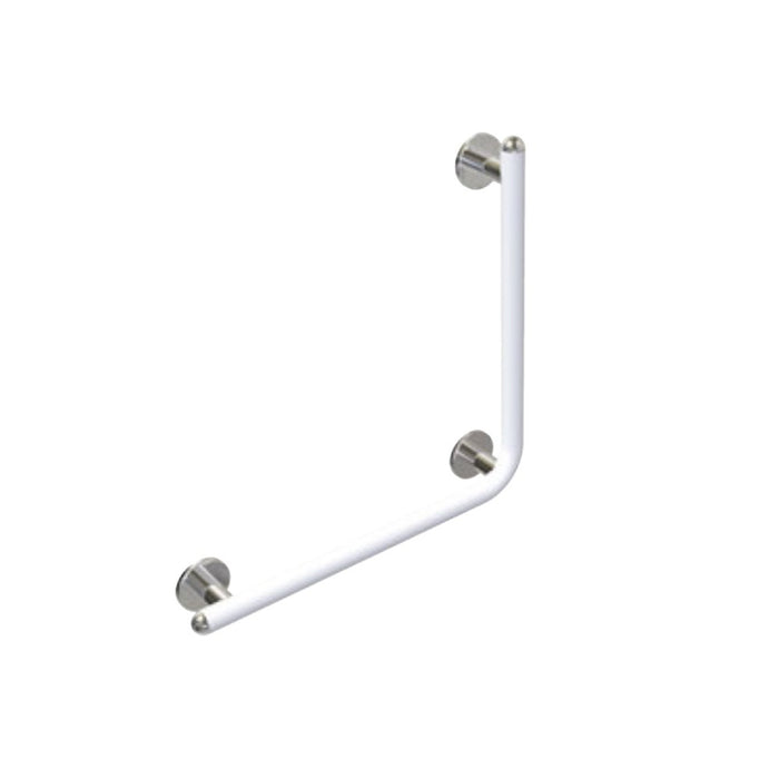 Maniglia angolare 51,5x51,5 bgano disabili bianco opaco goman