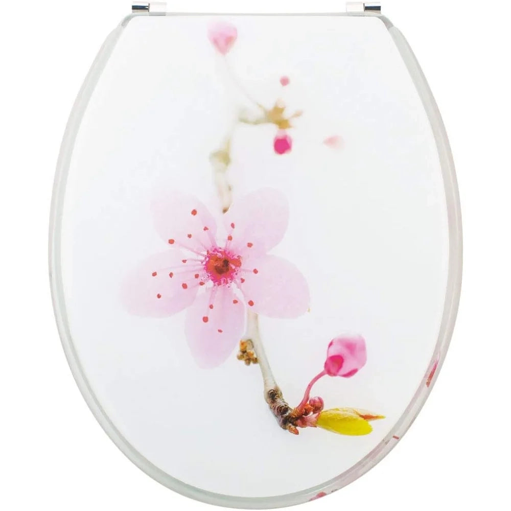 Wirquin 20717970 - sedile wc trendy line, motivo: fiori