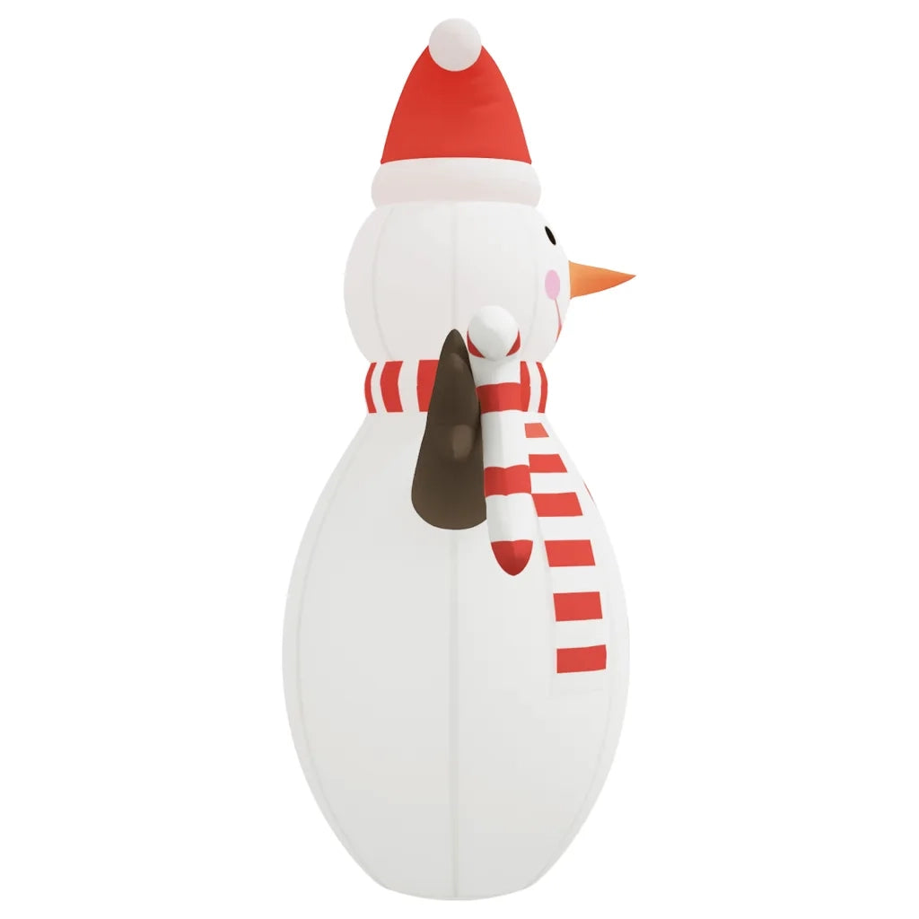 Pupazzo di Neve Natalizio Gonfiabile con LED 630 cm CFW2139139