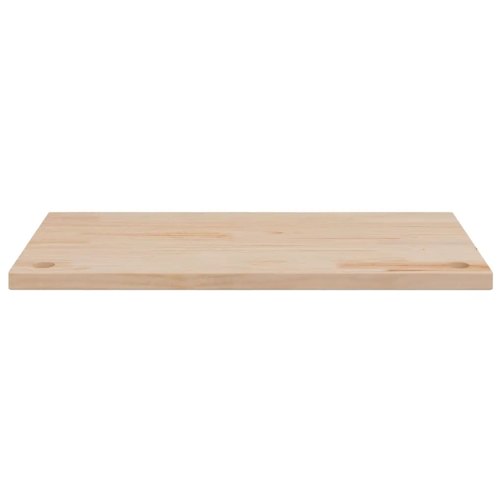 Piano Scrivania 80x40x2,5 cm in Legno Massello di Pino 824450