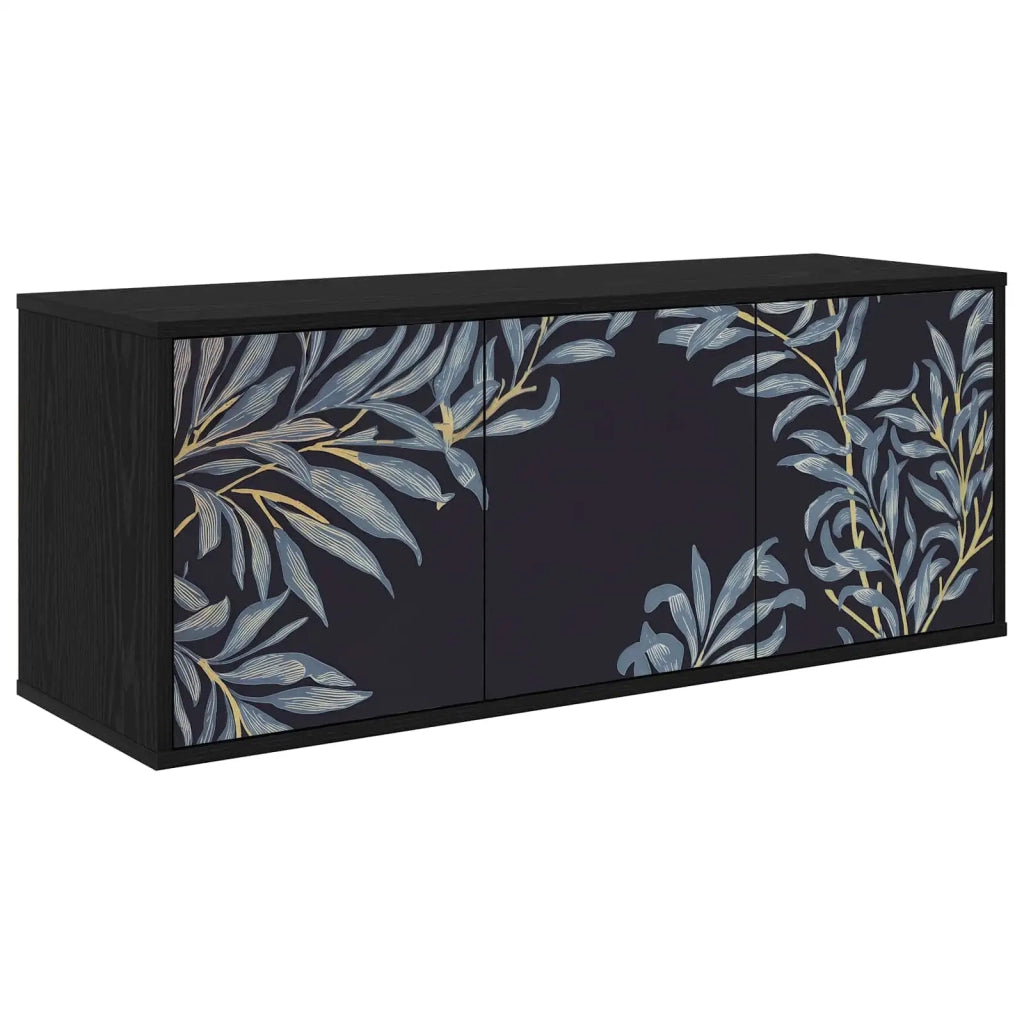 Mobile TV da Parete DOKKUM 102 x 33 x 40 cm Rovere Nero 8007166