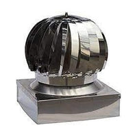 Cappello eolico inox base quadra 27x27 b00n97g1tu