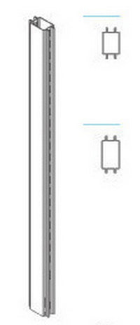 zaf piantana bifacciale x gondola cm.7,2x140h cod:ferx.14783