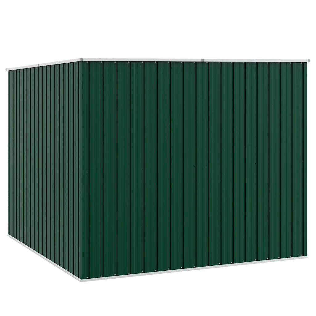 Capanno da Giardino Verde 195x198x159 cm in Acciaio Zincato 46253