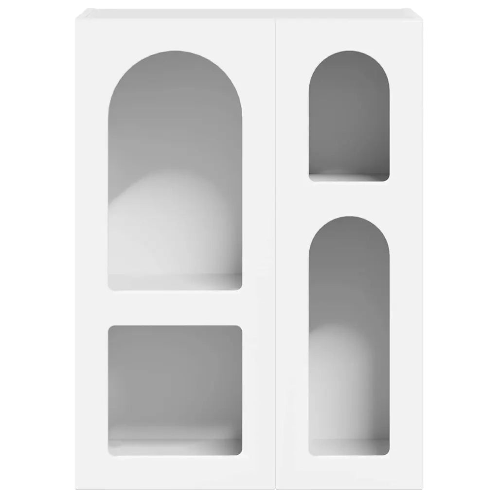 Credenza | Madia | Buffet da pranzo | Armadio da pranzo Bianco 59 x 35 x 80.5 cm Legno multistrato