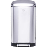 Dirt Devil Pattumiera a Pedale 30 Litri con Chiusura Ammortizzata Acciaio Inox