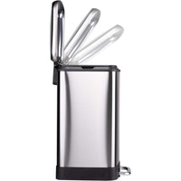 Dirt Devil Pattumiera Doppia 2x12 l Acciaio Inossidabile Antiodore 37x34.4x50cm