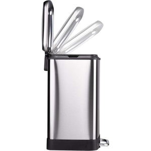 Dirt Devil Pattumiera Doppia 2x12 l Acciaio Inossidabile Antiodore 37x34.4x50cm