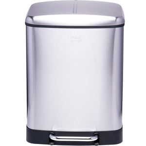 Dirt Devil Pattumiera Doppia 2x12 l Acciaio Inossidabile Antiodore 37x34.4x50cm