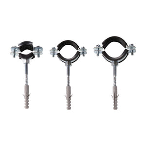 Collari isofonici pesanti in acciaio zincato con dado saldato