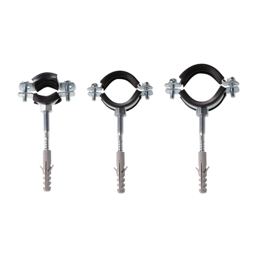 Collari isofonici pesanti in acciaio zincato con dado saldato