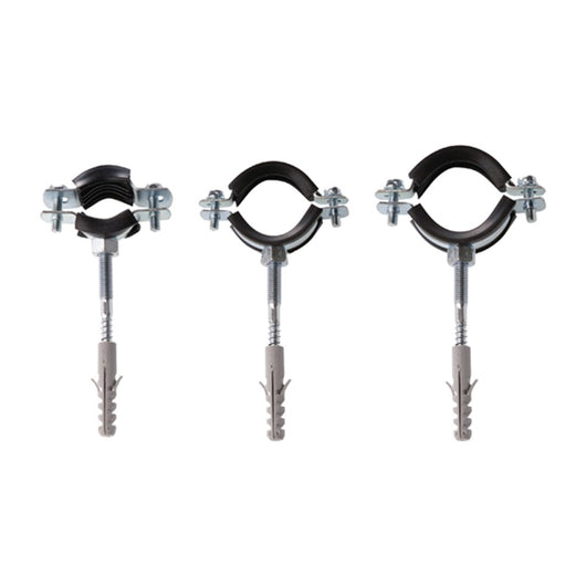 Collari isofonici pesanti in acciaio zincato con dado saldato