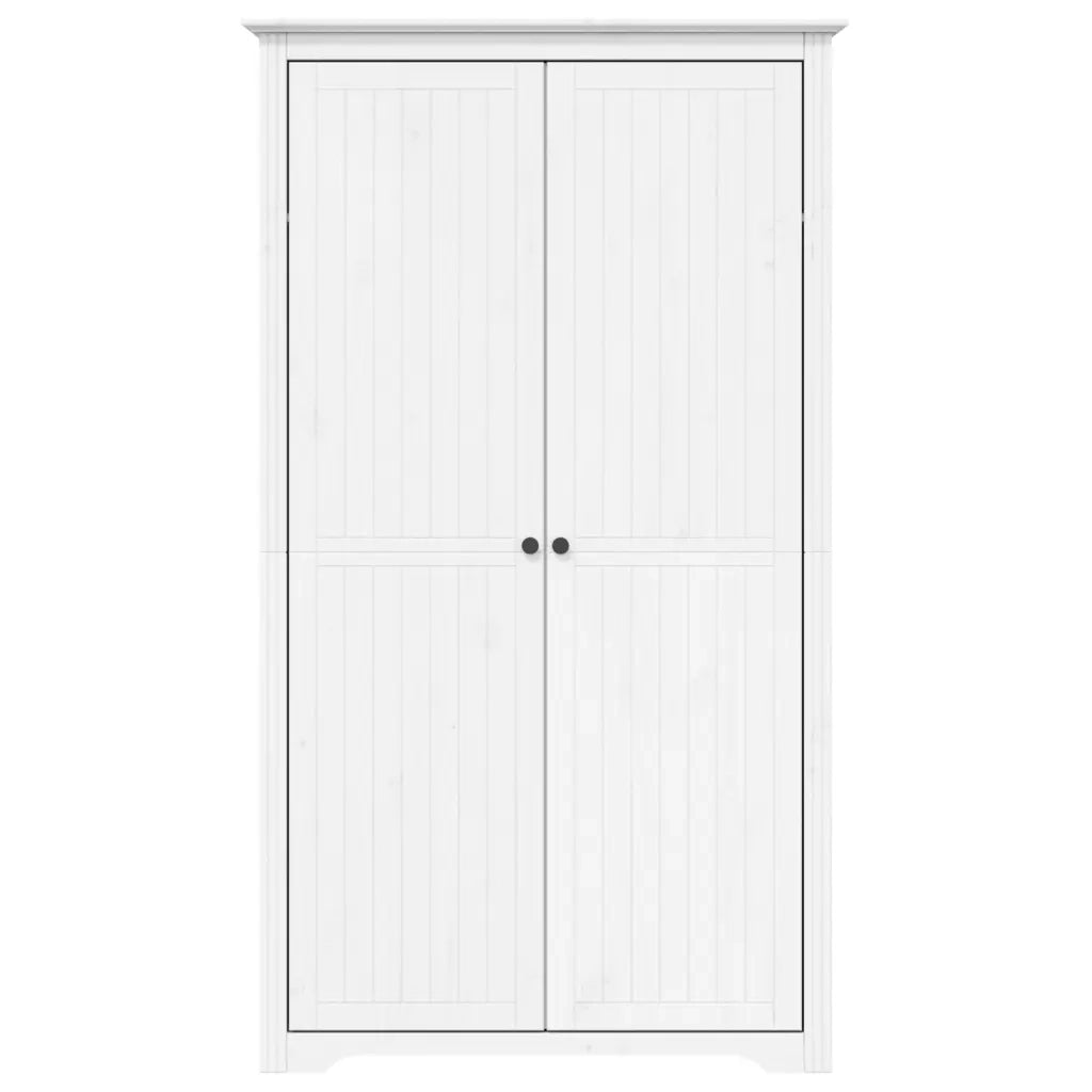 Armadio BODO 99x53,5x173 cm in Legno Massello di Pino Bianco 355059