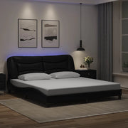 Giroletto con LED senza Materasso Hvar Nero 180x200 cm 3213948