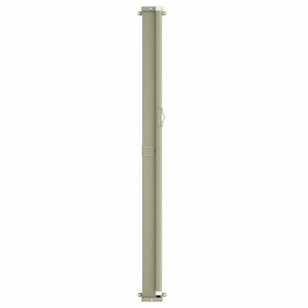 Tenda da sole laterale retrattile/schermo privacy per patio giardino terrazza balcone 117 x 600 cm grigio 02_0007215