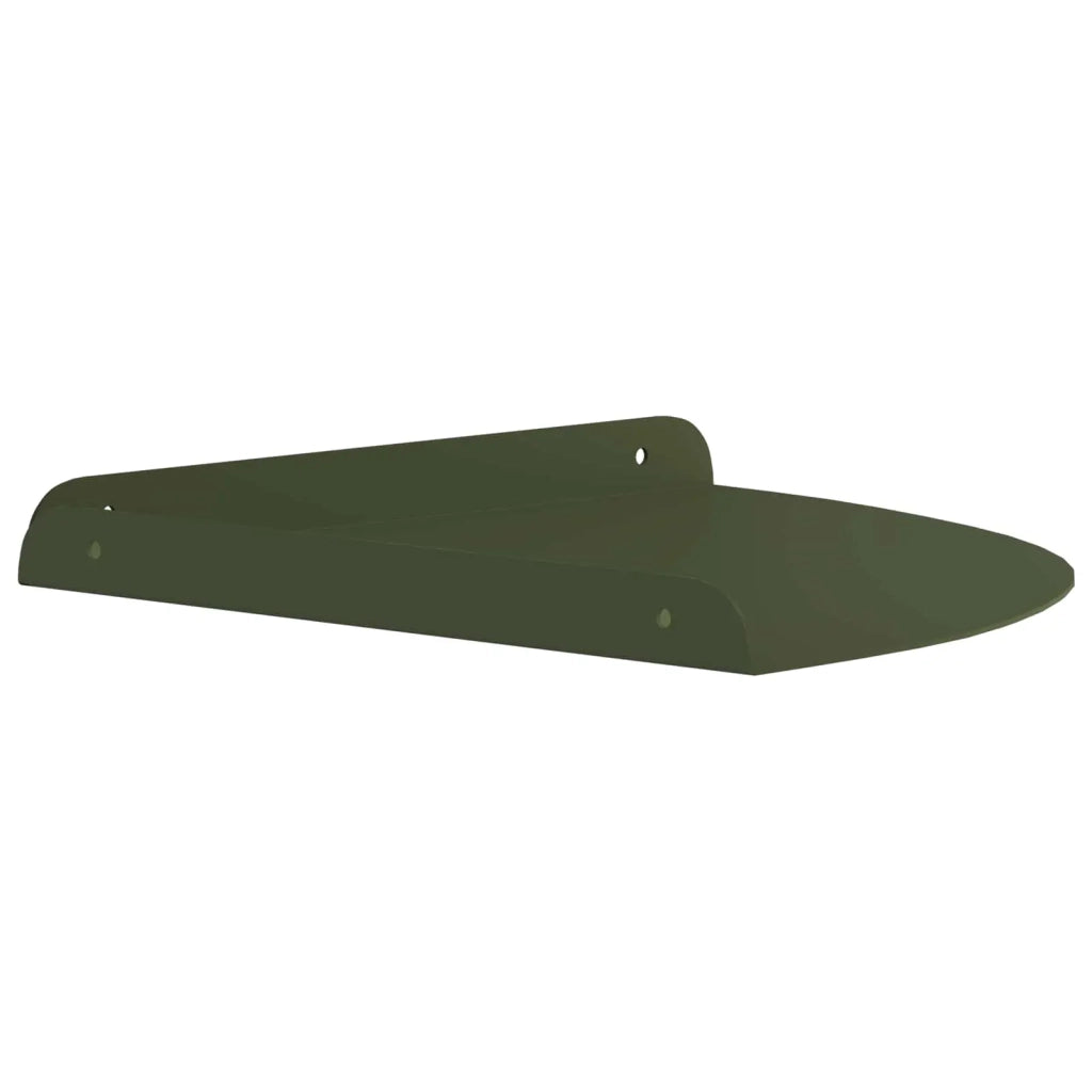 Mensola sospesa 2 pcs Verde oliva 30 x 30 x 2 cm