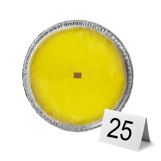 MAURY'S SET 25 CANDELE ALLA CITRONELLA BASE IN ALLUMINIO STOPPINO IN FIBRA DI LEGNO PRESSATO 16,5 CM