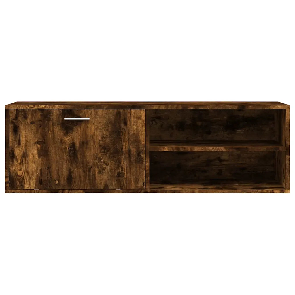 Mobile Porta TV Rovere Fumo 120x34x37 cm Legno Multistrato 833548