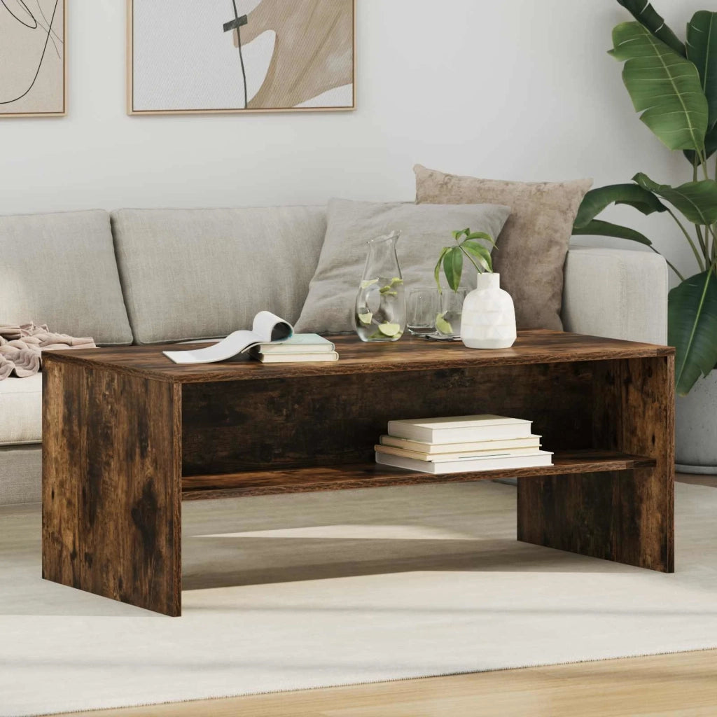 Tavolino da salotto Rovere fumé 100 x 50 x 40 cm 8000288