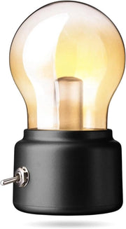 Lampada da Tavolo con Interruttore - Lampada Decorativa per Ambiente - Lampada da Scrivania / Lampada da Letto / Illuminazione Ambientale / Illuminazione Uffici - Ideale per Famiglie, Salotto, Ufficio & Atmosfera Retro