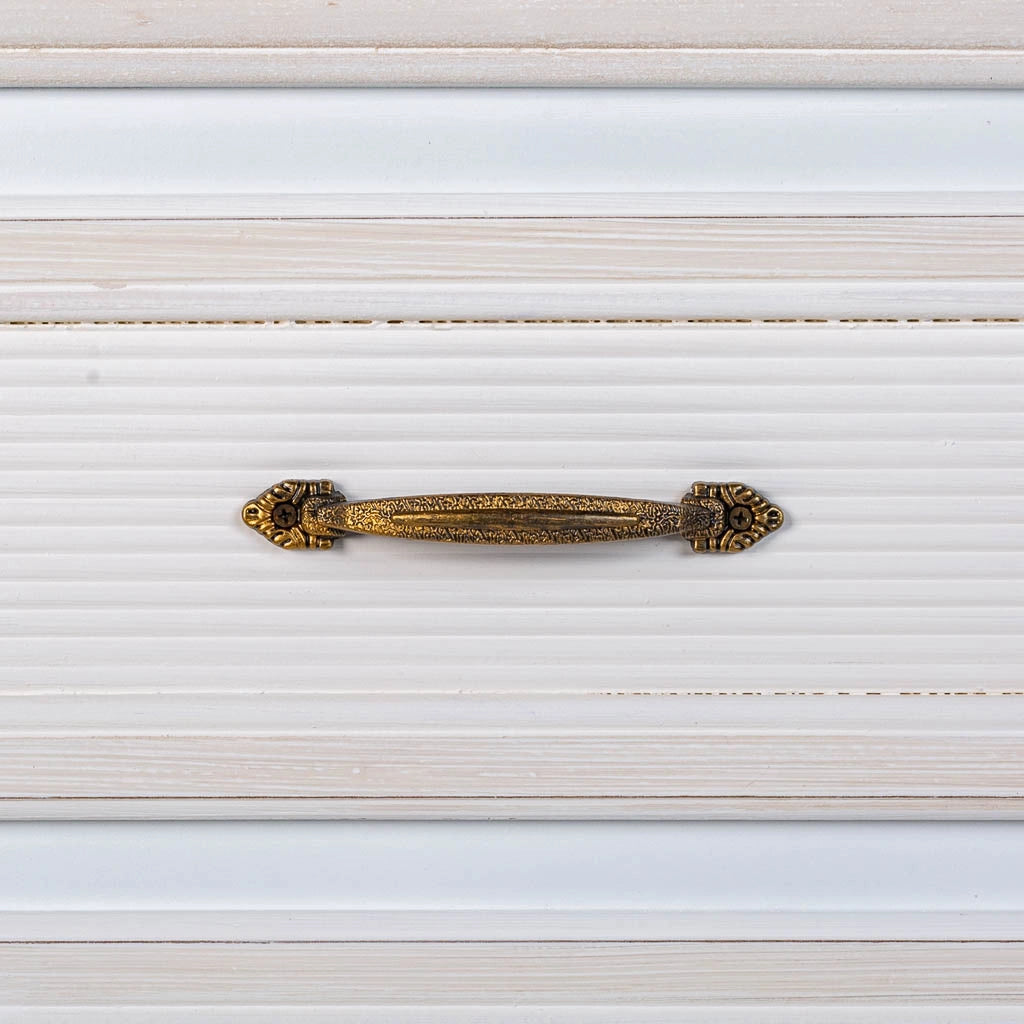 Cassettiera in legno bianco 40x30x82h