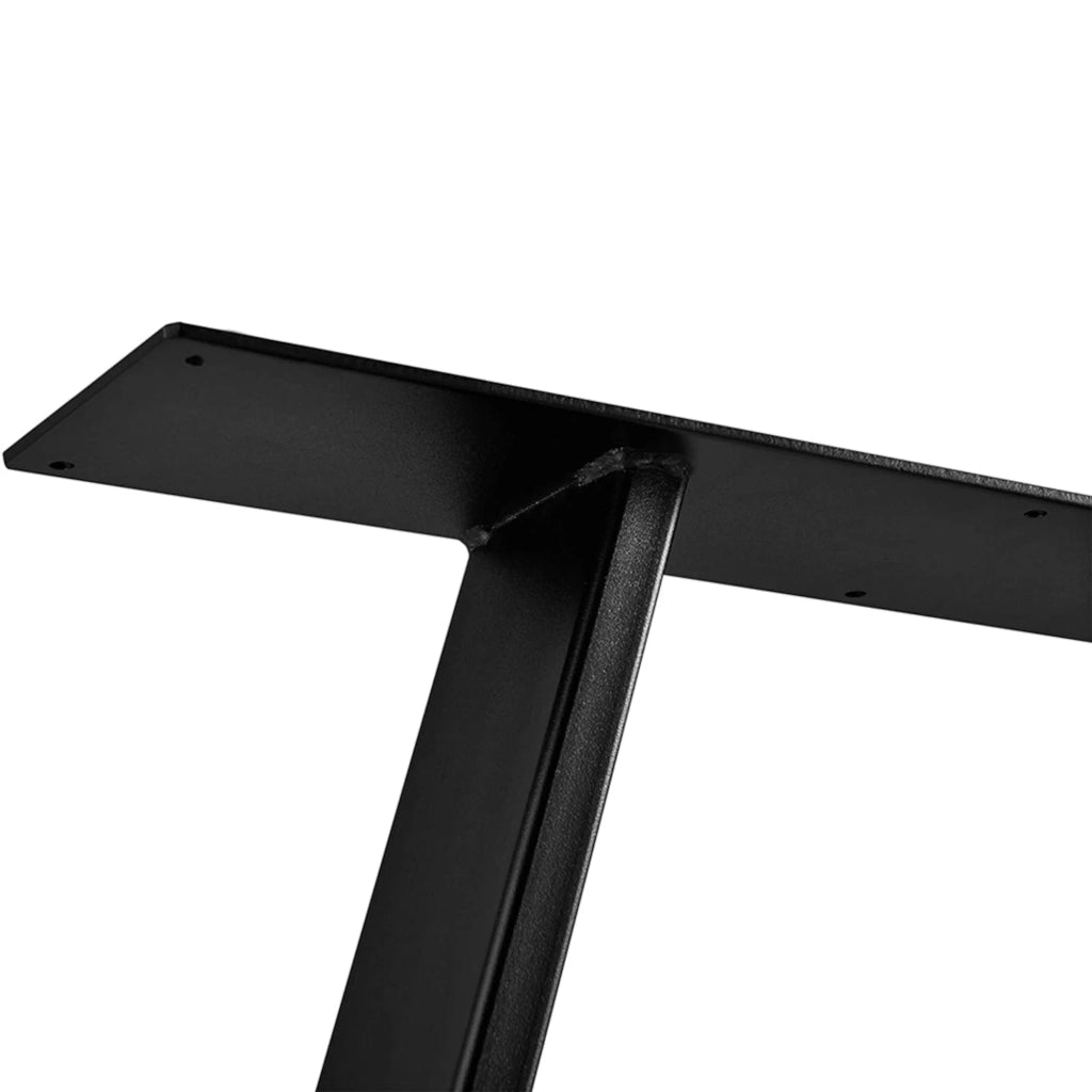 Set di 2 gambe triangolari in acciaio per tavolo 72 x 55 x 6 cm 03_0008088
