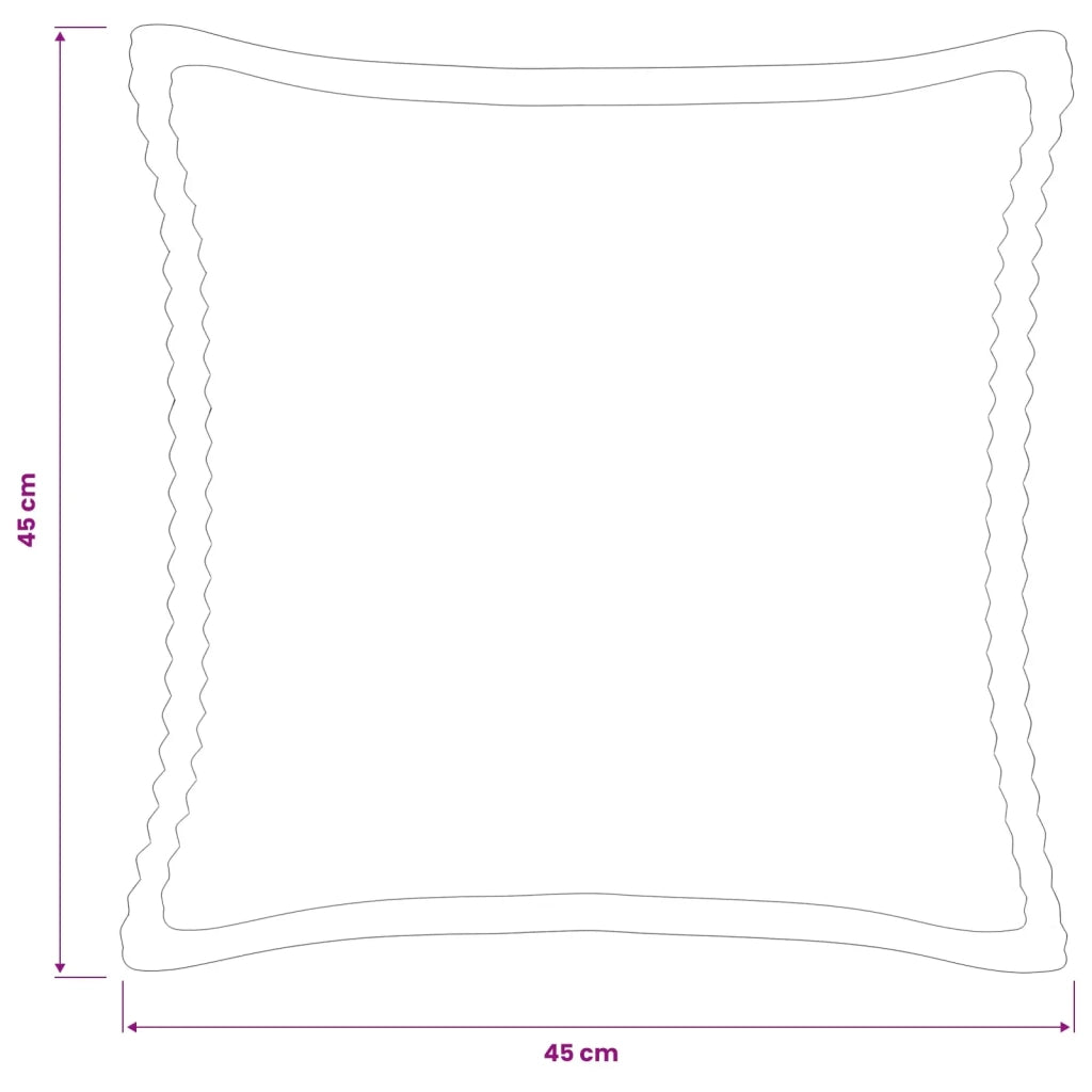 Federa 2 pz HOUTEN Blu navy 45 x 45 cm corduroy 918649