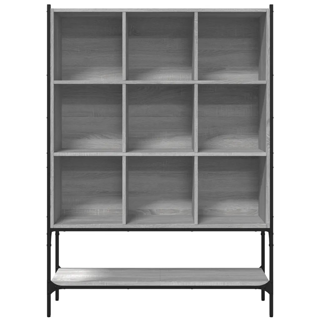 Libreria Grigio Sonoma 102x30x141,5 cm in Legno Multistrato 3214332