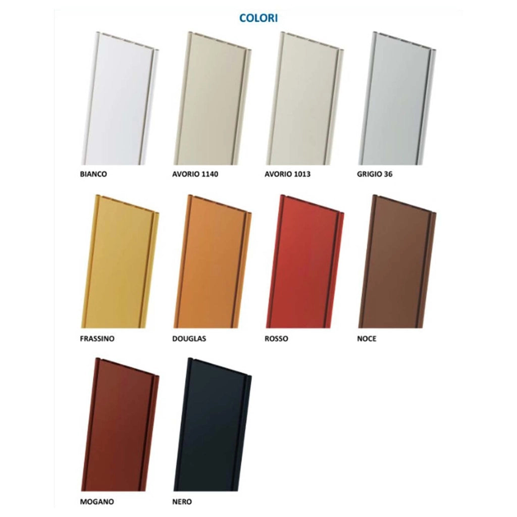 Porta a Soffietto con Maniglia in Kit Linea Extra in PVC 82 CMX210 Bianco