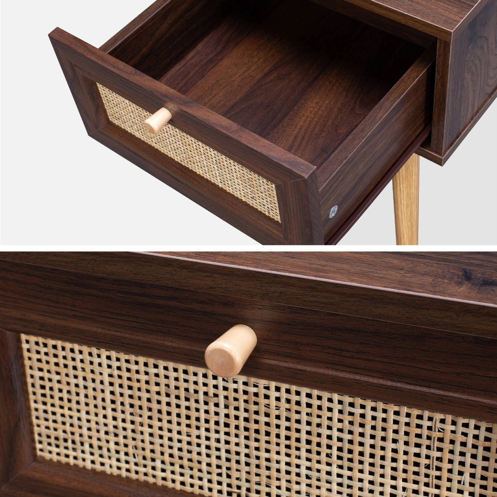 Set di 2 comodini effetto legno scuro i sweeek