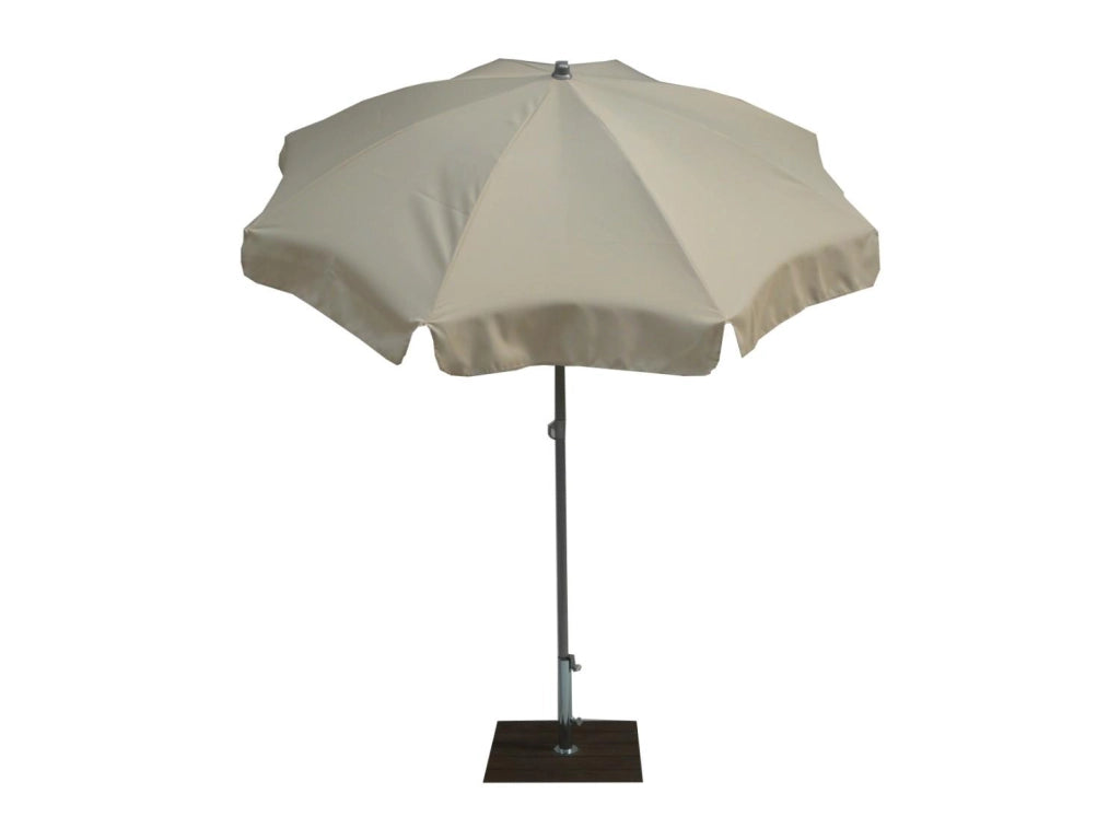 Ombrellone da Giardino Ø2 m Palo Ø33 mm in Acciaio Maffei Borgo Ecru