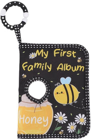 Album Foto per Bambini con Tema Fiori - 17 Posizioni per Foto - Specchietti di Sicurezza - Dimensioni 18,5 x 14 cm - Libretto per Bambini