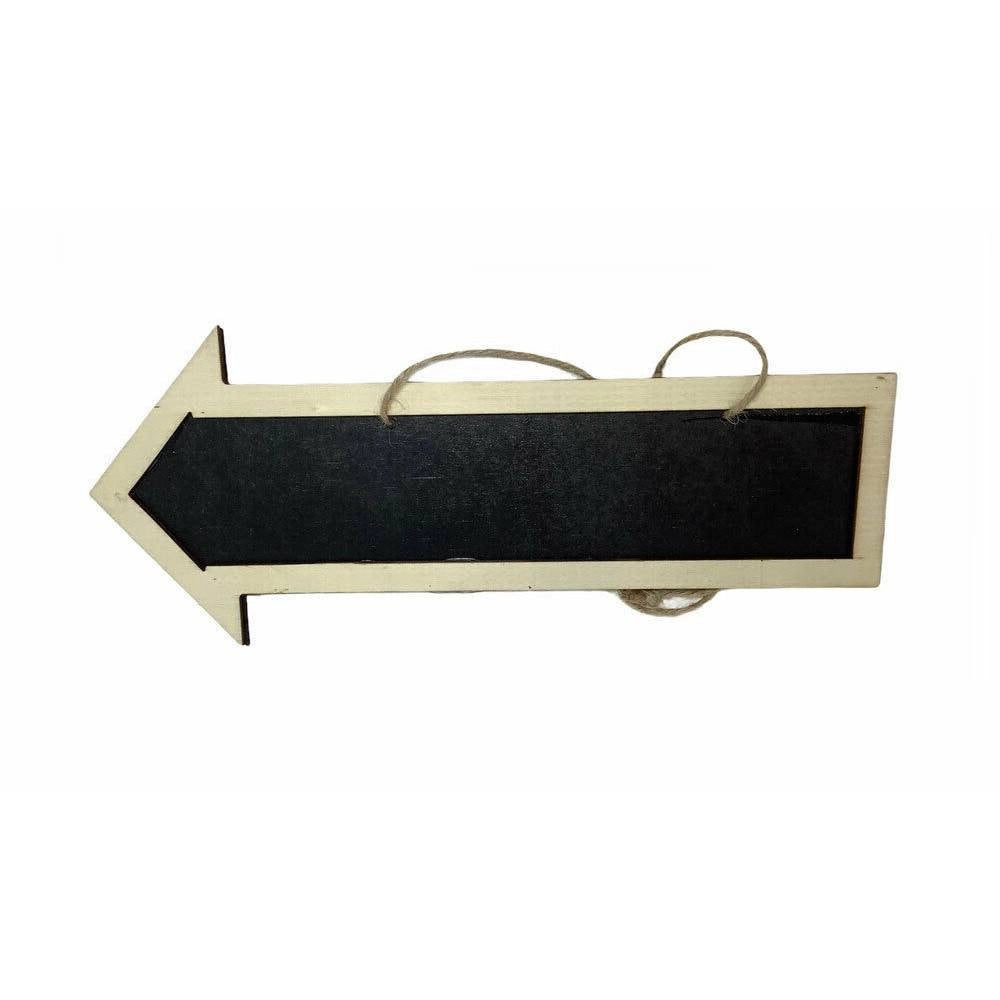 Trade Shop - 2 Pz Lavagna A Freccia Da Appendere Lavagnetta Cartello Targa Direzionale 53930a -
