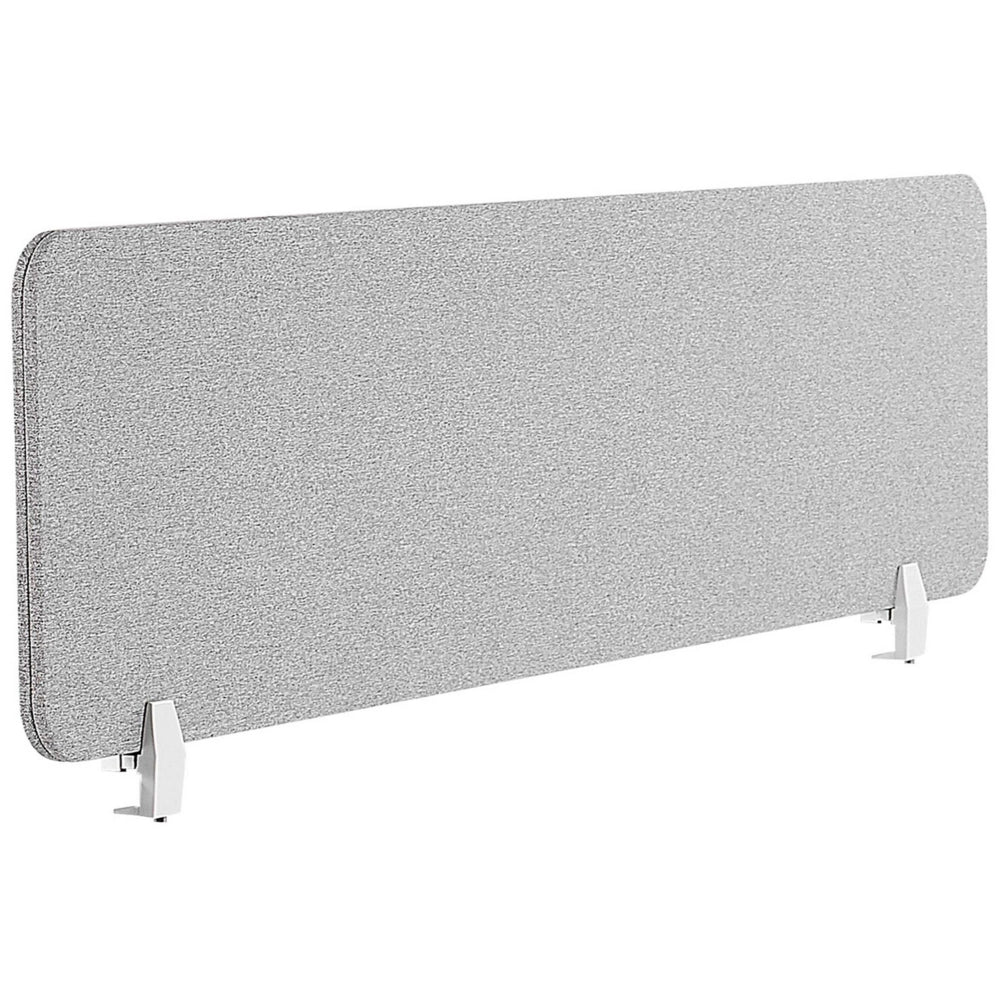 Pannello Divisorio Grigio Chiaro Fonoassorbente 160 x 40 cm in Plastica PET