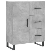 Buffet credenza cassettiera armadio mobile contenitore organizer per cucina soggiorno salotto 69,5 x 34 x 90 cm legno ingegnerizzato grigio 02_0032047