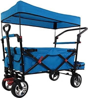 Carriolo per Bambini - Carriolo con Manubrio da Trascinamento - Blu