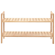Scarpiera in Legno Massello di Noce 69x26x40 cm 247102