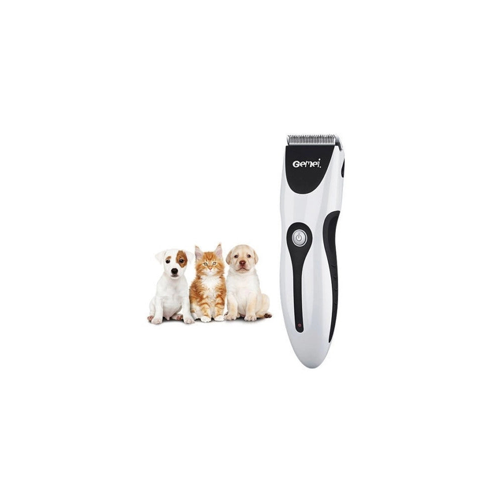Trade Shop - Rasoio Tosatore Animali Cani Silenzioso Ricaricabile Taglio Preciso Gemei Gm-796 -