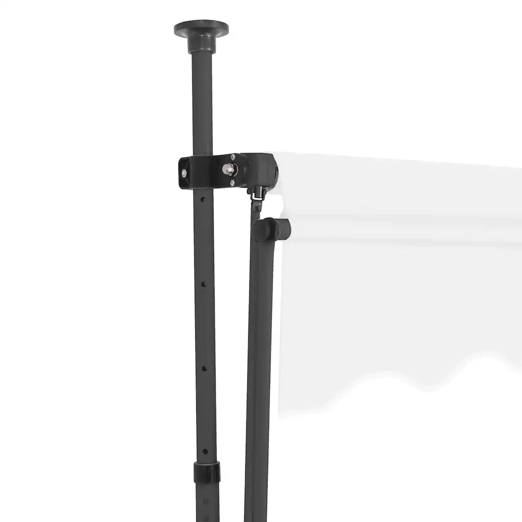 Tenda da Sole Retrattile Manuale con LED 350 cm Crema 145874