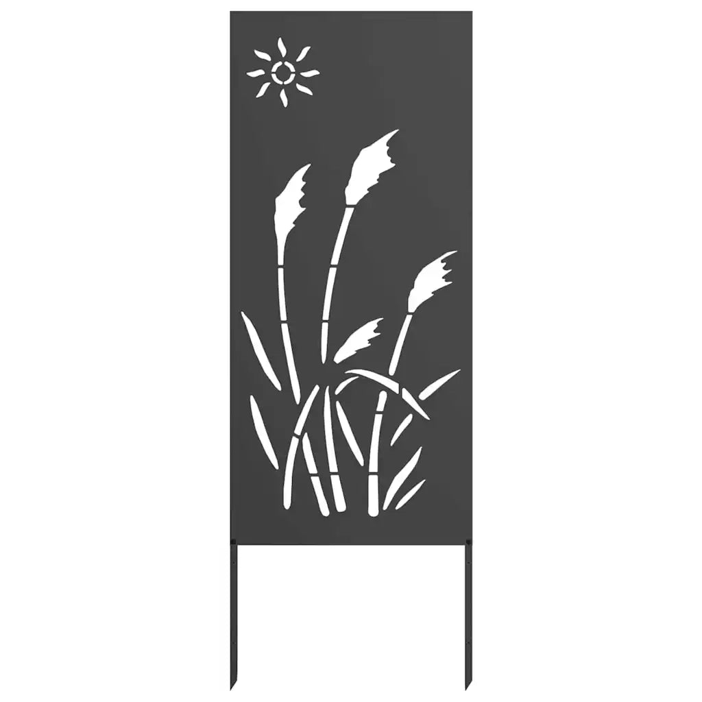 vidaXL Schermo per privacy in giardino Traforo Nero 50 x 140 cm