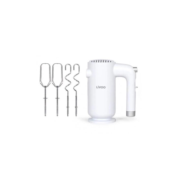 Miscelatore elettrico - LIVOO - 250 W - 5 velocità e funzione turbo - Bianco