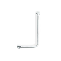 Maniglia sicurezza bgani disabili 50x50 verticale inox bianco, goman