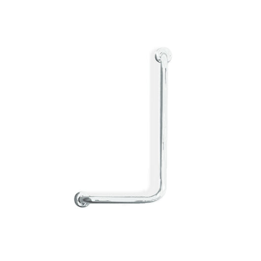 Maniglia sicurezza bgani disabili 50x50 verticale inox bianco, goman