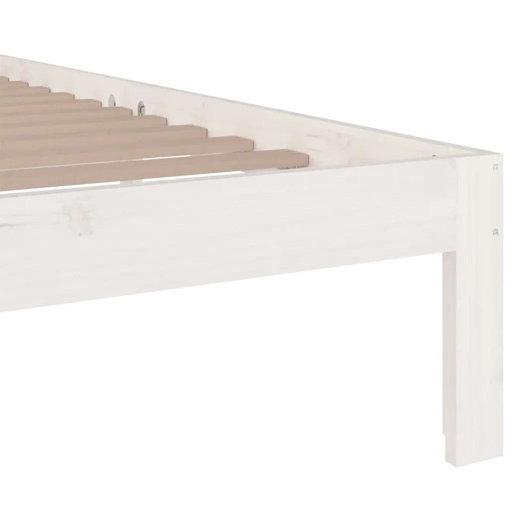 Giroletto Bianco in Legno Massello 180x200 cm Super King 814770