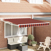 Tenda Retrattile Arancione e Marrone 300 x 250 cm 3329946