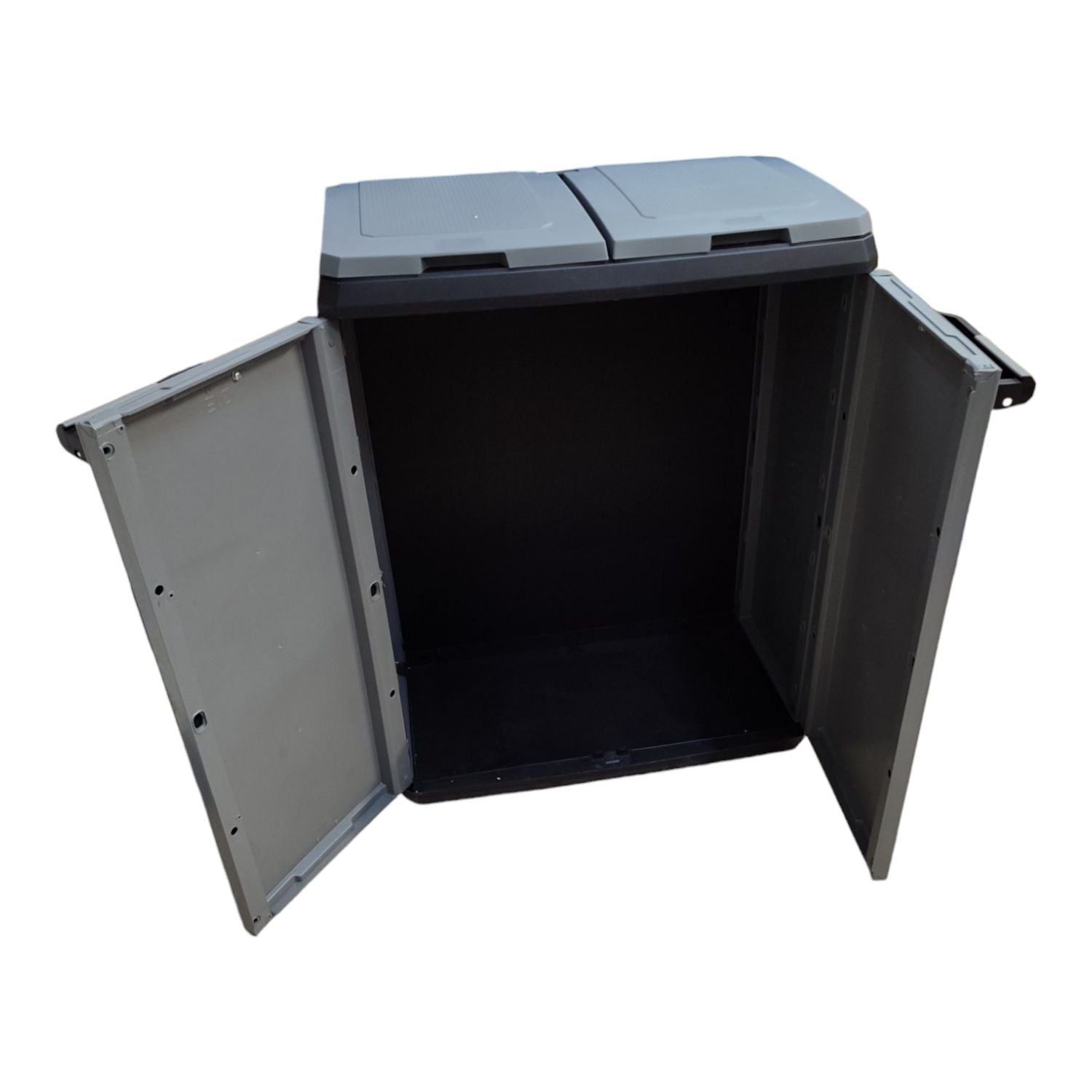 ARMADIO PLASTICA RACCOLTA DIFFERENZIATA 68X39X85 KETER SPLIT BASIC GRIGIO