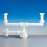 Lira sifone lavello 1-1/2 tubo p p 40 bianco 1433.117