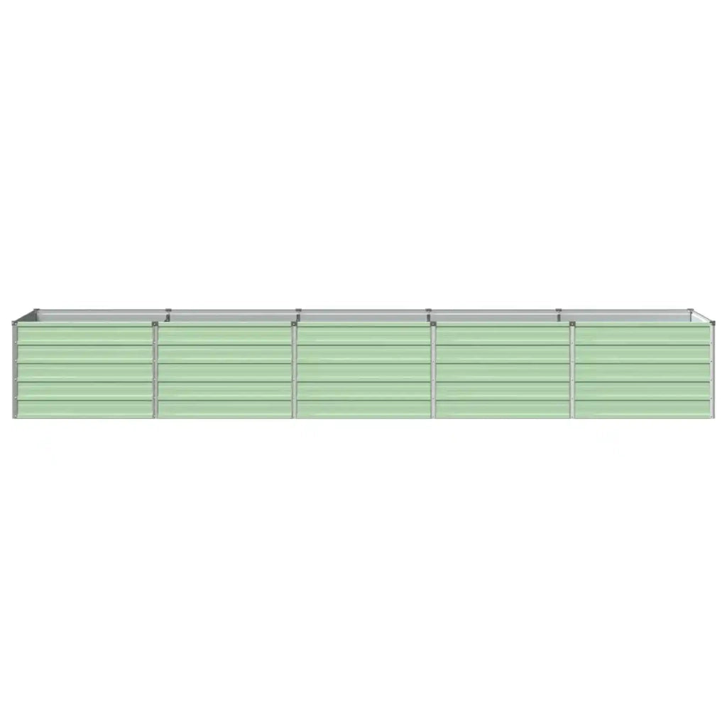 Letto rialzato da giardino Verde Pastello 400 x 80 x 55 cm 8006437
