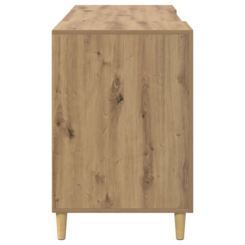Scrivania Rovere artigianale 140 x 50 x 75 cm Legno multistrato